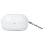 Cuffiette piccole in custodia delle dimensioni di un portachiavi color bianco quarta vista