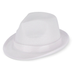 Cappello personalizzabile in poliestere in vari colori vivaci color bianco