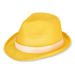 Cappello personalizzabile in poliestere in vari colori vivaci color giallo