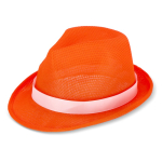 Cappello personalizzabile in poliestere in vari colori vivaci color arancione