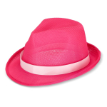 Cappello personalizzabile in poliestere in vari colori vivaci color fucsia