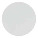 Caricatore bianco circolare con indicatore LED alla base 15 W color bianco quarta vista