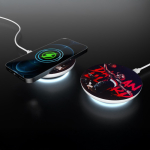 Caricatore bianco circolare con indicatore LED alla base 15 W color bianco settima vista