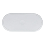 Caricatore wireless rapido 3 in 1 per cellulare e accessori 15 W color bianco quinta vista