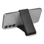 Supporto pieghevole per telefono portatile personalizzabile color nero quarta vista