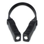 Torcia da collo a mani libere con 3 modalità diverse color nero terza vista