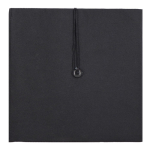 Classico cappello di laurea americano nero personalizzabile color nero quinta vista