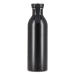 Borraccia in acciaio inox con manico in silicone sul tappo 500 ml color nero sesta vista