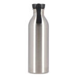 Borraccia in acciaio inox con manico in silicone sul tappo 500 ml color argento sesta vista