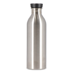 Borraccia in acciaio inox con manico in silicone sul tappo 500 ml color argento settima vista