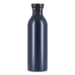 Borraccia in acciaio inox con manico in silicone sul tappo 500 ml color blu scuro sesta vista