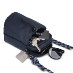 Tracolla con capacità per una borraccia da 500 ml color blu scuro settima vista