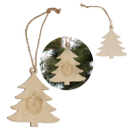 Decorazione a forma di abete in legno da personalizzare Xmas tree