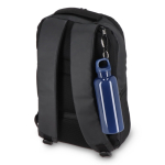 Borraccia di plastica in colori vivaci con tappo coordinato 500 ml color blu scuro settima vista