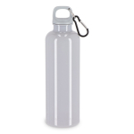 Borraccia di plastica in colori vivaci con tappo coordinato 750 ml color grigio