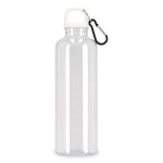 Borraccia di plastica in colori vivaci trasparenti 750 ml color trasparente quarta vista