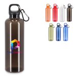Borraccia di plastica in colori vivaci trasparenti 750 ml
