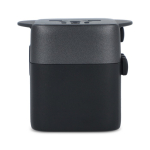 Adattatore da viaggio compatto con funzionalità in più di 150 paesi color nero quinta vista