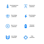 Adattatore da viaggio compatto con funzionalità in più di 150 paesi color nero