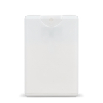 Spray solare SPF30 con design rettangolare sottile personalizzabile color bianco