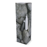 Borraccia termica in acciaio riciclato con finitura lucida 500 ml color argento brillante sesta vista