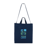 Tote bag di cotone OEKO-TEX in vari colori con doppio manico 220 g/m2 vista area di stampa