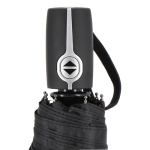 Ombrello pieghevole antivento con custodia coordinata Ø 98,5 color nero settima vista