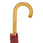 Ombrello di vari colori con manico curvo in legno Ø 103 color bordò quinta vista