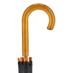 Ombrello di vari colori con manico curvo in legno Ø 103 color nero quinta vista