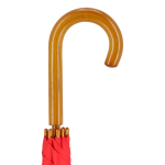 Ombrello di vari colori con manico curvo in legno Ø 103 color rosso quinta vista