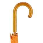 Ombrello di vari colori con manico curvo in legno Ø 103 color arancione quinta vista