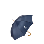 Ombrello di vari colori con manico curvo in legno Ø 103 vista area di stampa