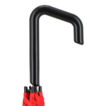 Ombrello classico con manico geometrico nero originale Ø 103 color rosso sesta vista