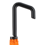 Ombrello classico con manico geometrico nero originale Ø 103 color arancione sesta vista