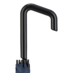 Ombrello classico con manico geometrico nero originale Ø 103 color blu scuro sesta vista