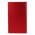 Batteria portatile in alluminio riciclato in vari colori 4.000 mAh color rosso seconda vista