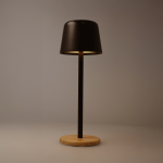 Lampada da tavolo personalizzabile con 3 modalità di illuminazione color nero quarta vista