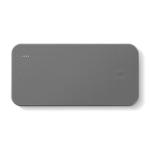 Powerbank per caricare 3 dispositivi contemporaneamente 10.000 mAh color nero seconda vista