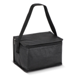 Borsa termica con rivestimento in alluminio interno per 6 lattine color nero