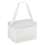 Borsa termica con rivestimento in alluminio interno per 6 lattine color bianco