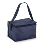 Borsa termica con rivestimento in alluminio interno per 6 lattine color blu scuro