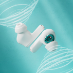 Auricolari wireless a bottone di lunga durata marca Phillips color bianco sesta vista