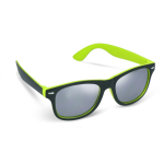 Occhiali da sole personalizzabili bicolore con lenti polarizzate UV400 color lime