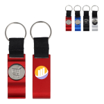 Portachiavi apribottiglie multiuso 3 in 1 in alluminio colorato