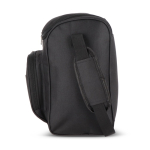 Borsa frigo con rivestimento in alluminio e doppio scomparto 13 l color nero sesta vista