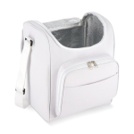 Borsa frigo con rivestimento in alluminio e doppio scomparto 13 l color bianco seconda vista