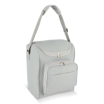 Borsa frigo con rivestimento in alluminio e doppio scomparto 13 l color grigio