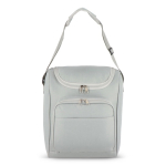 Borsa frigo con rivestimento in alluminio e doppio scomparto 13 l color grigio terza vista