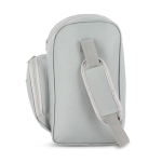 Borsa frigo con rivestimento in alluminio e doppio scomparto 13 l color grigio sesta vista