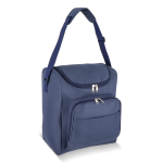 Borsa frigo con rivestimento in alluminio e doppio scomparto 13 l color blu scuro